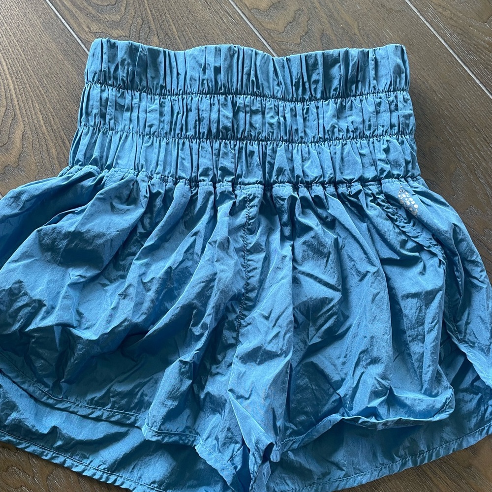 Free People movement way home blue shorts